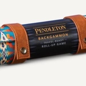 Pendleton Backgammon : Travel-Ready Roll-Up Game (Camping Games, Gift